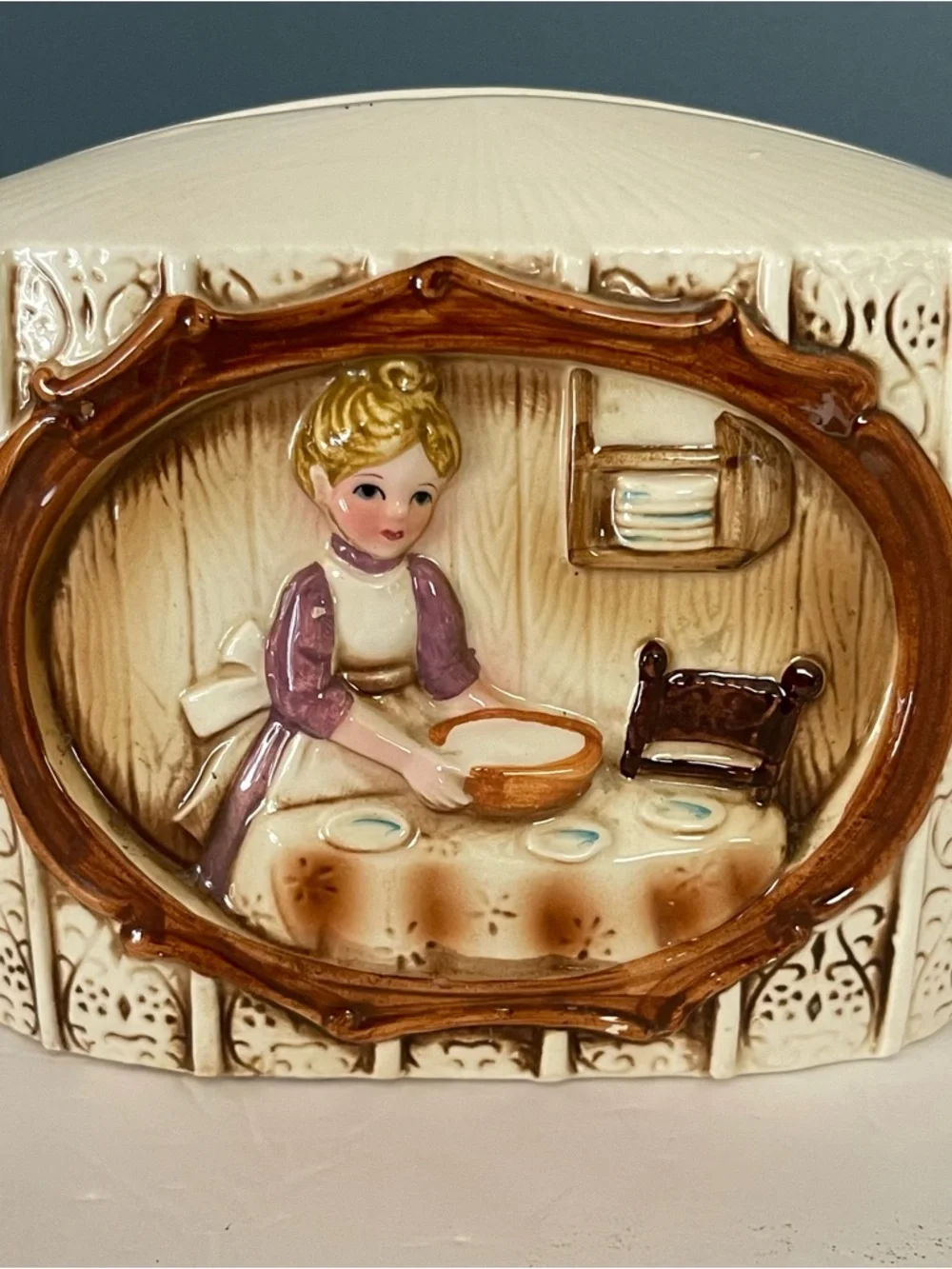Vintage Sears Roebuck Pioneer‎ Woman Salt Pepper Set and  Napkin Holder